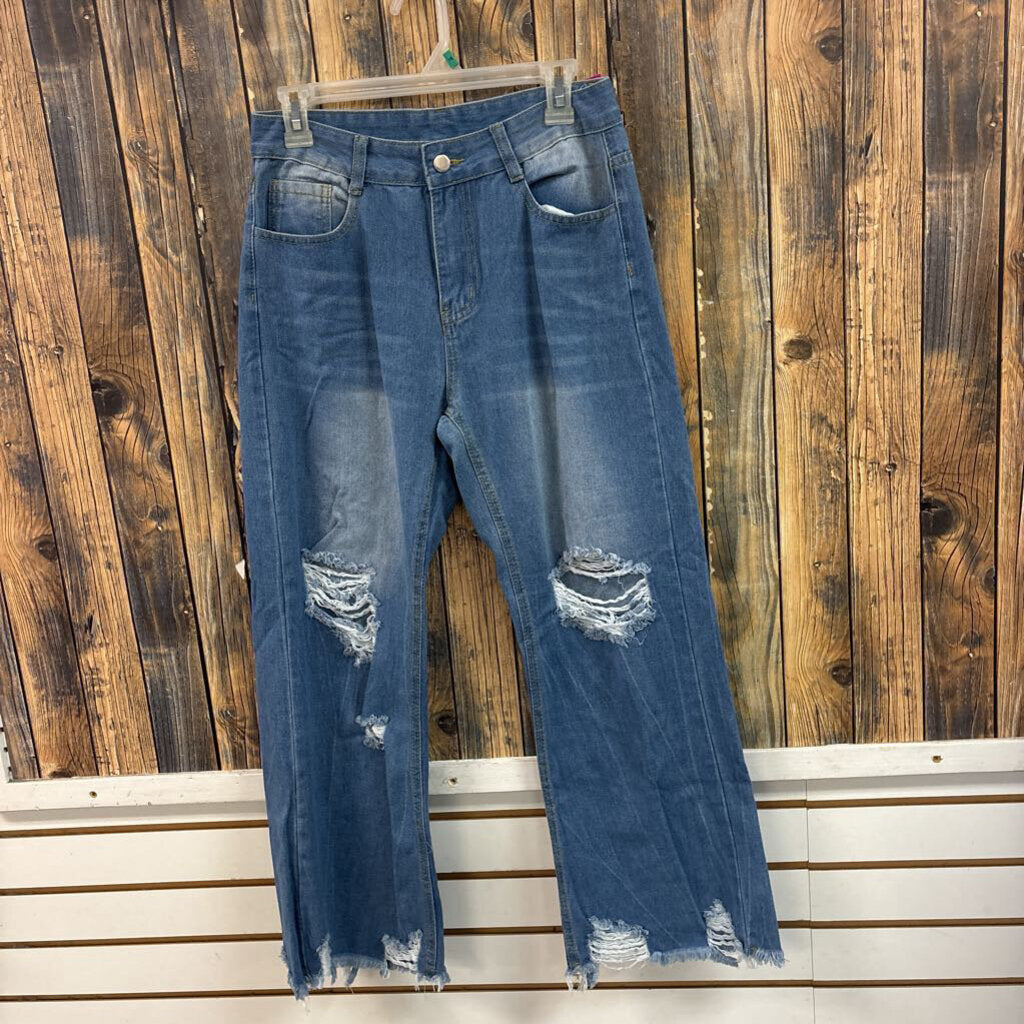 Distressed Jeans, Womens M