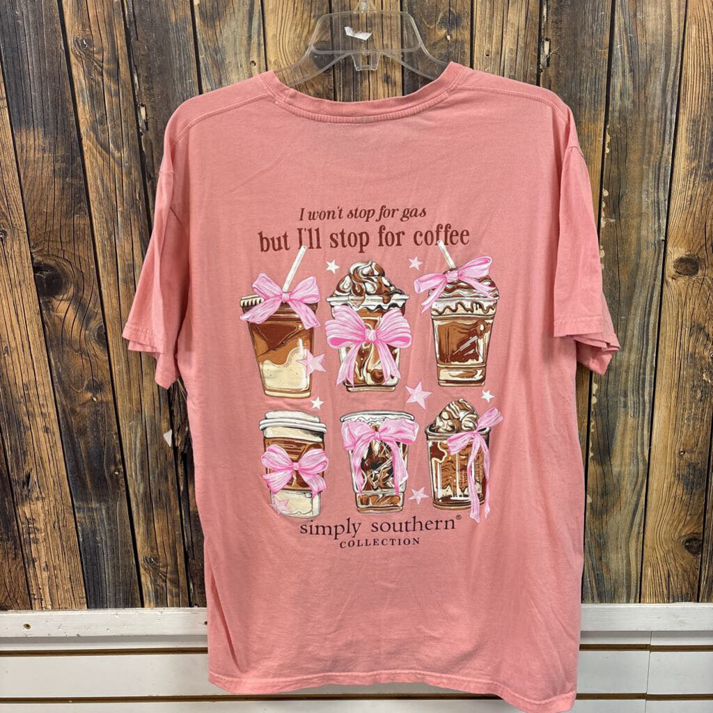 Simply Southern Coffee Tee, Women's XL