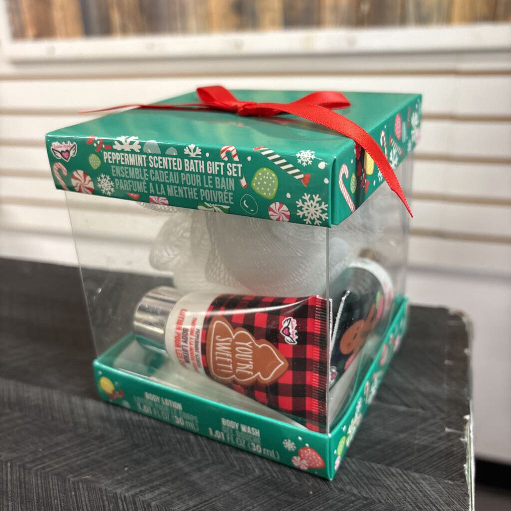Peppermint Scented Body Care Set (2)