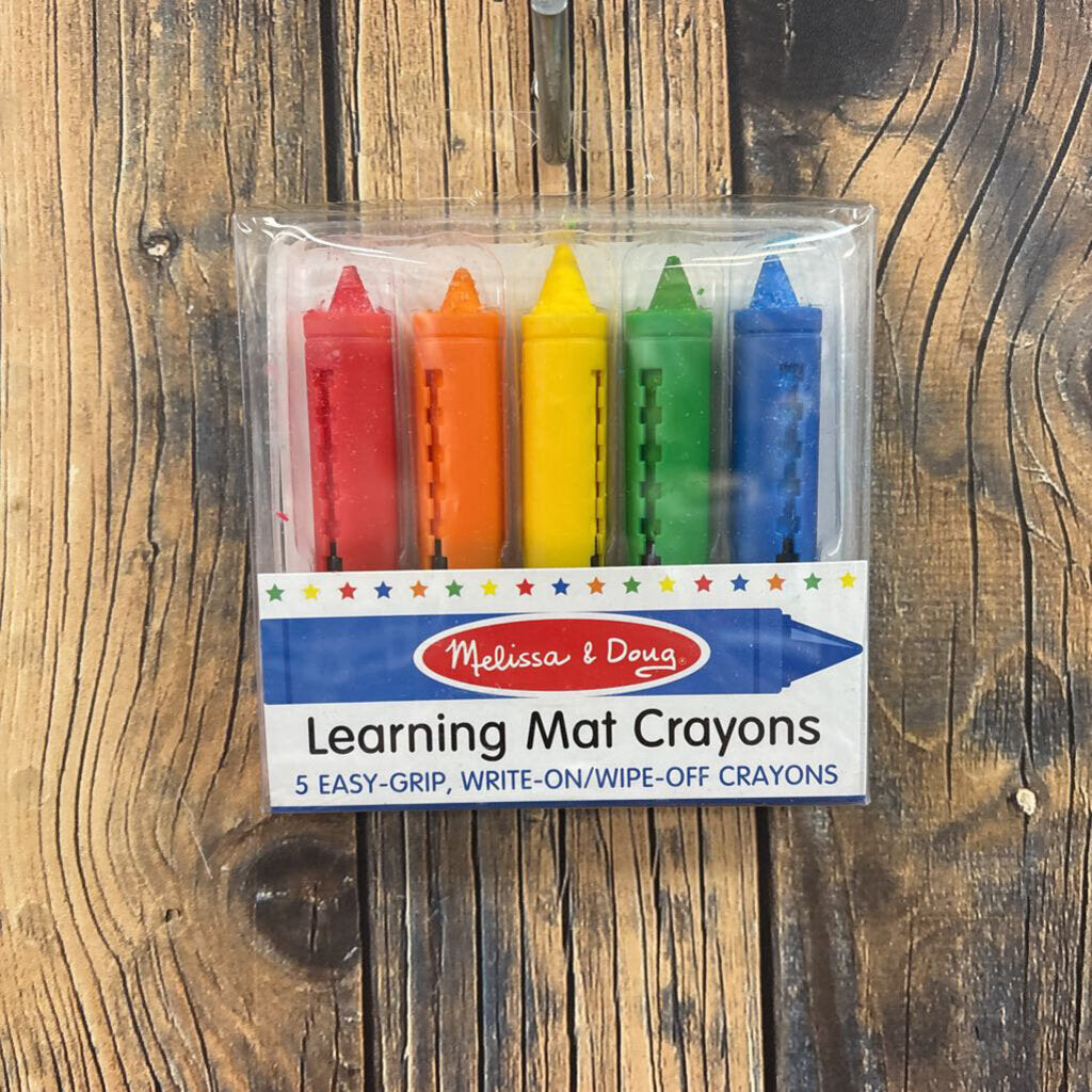 Melissa & Doug Learning Mat Crayons