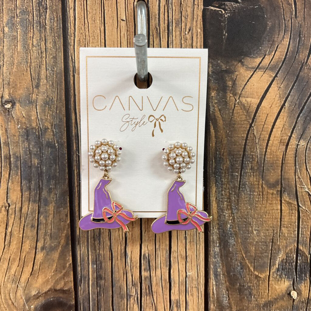 Witch Hat Earrings