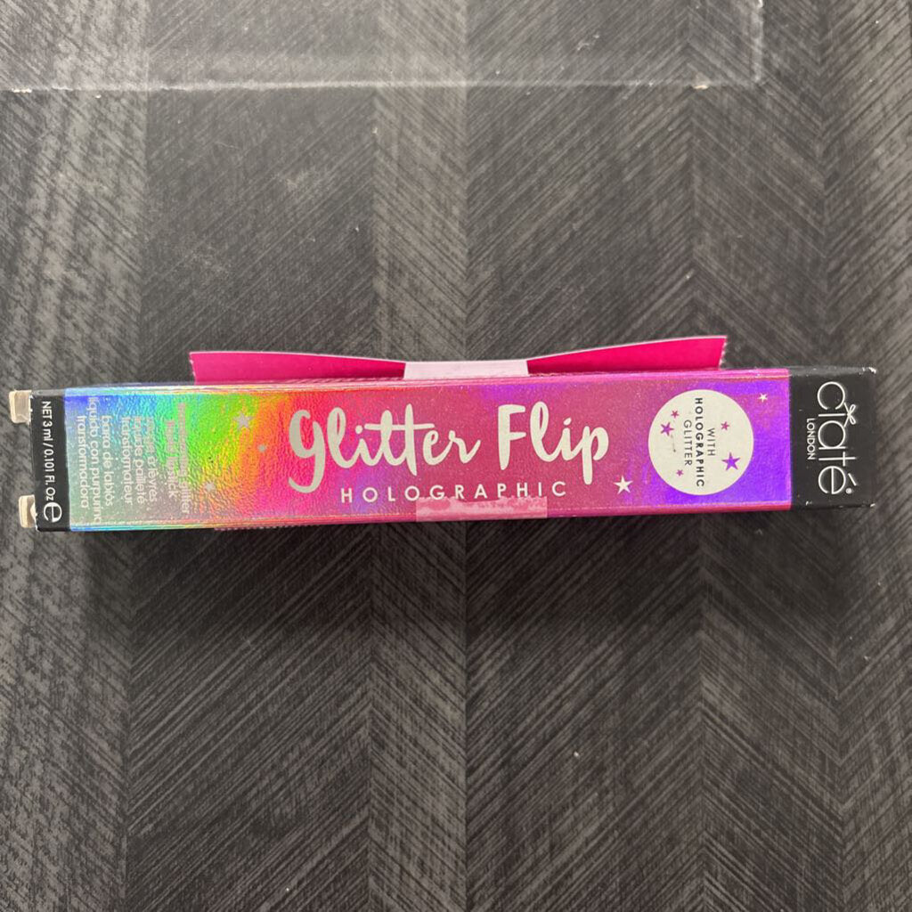 New in Box Glitter Flip Holographic Lipstick