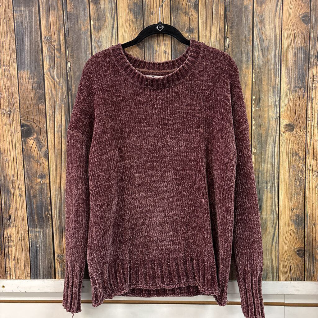 Seven Brand Soft Maroon Sweater, Womens S