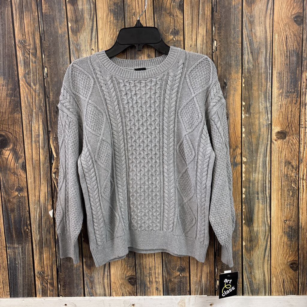NWT Grey Sweater, Girls 8