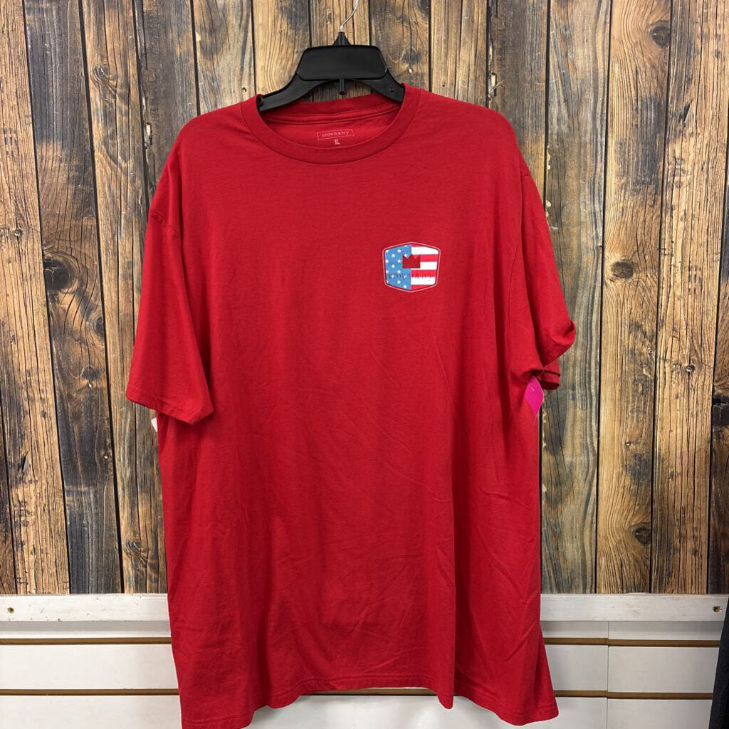 Crown & Ivy Patriotic Tee, Mens XL
