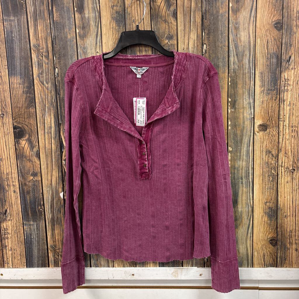 NWT Hard Tail Acid Wash Top, Womens XL