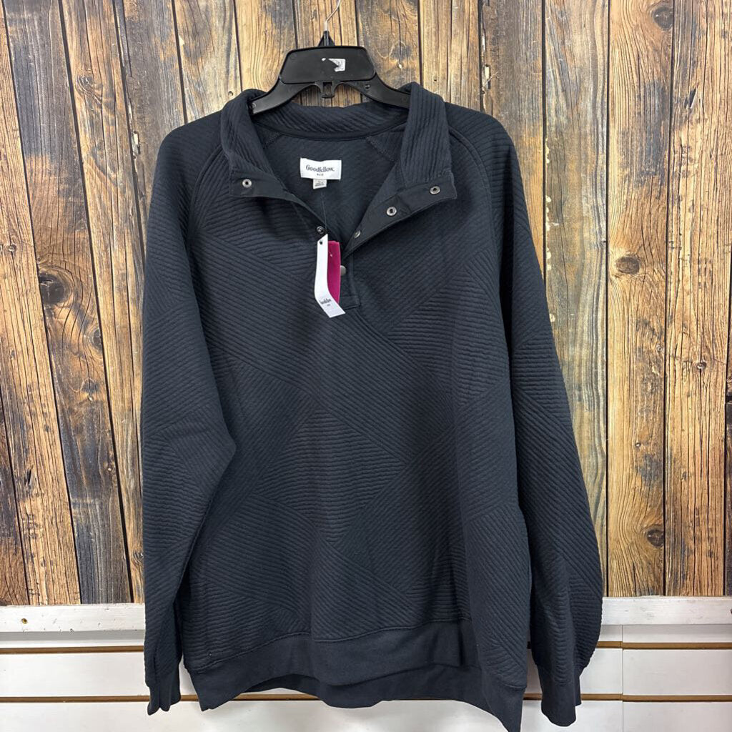 NWT Goodfellow Quilted Pullover, Mens L