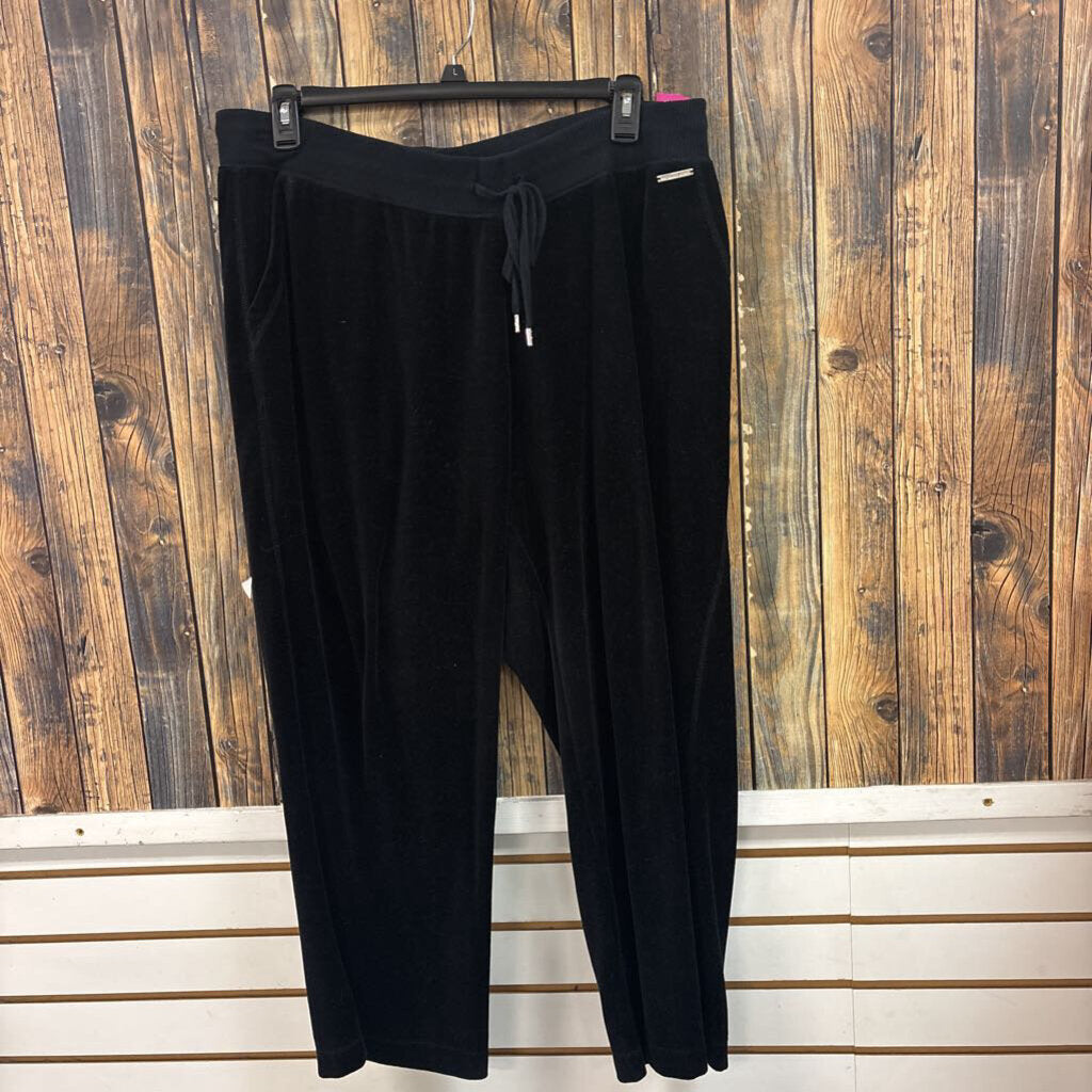Michael Kors Black Fuzzy Pants, Womens 2X