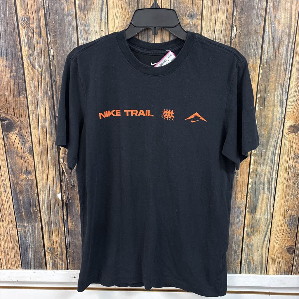 Nike Trail Black Tee, Mens S