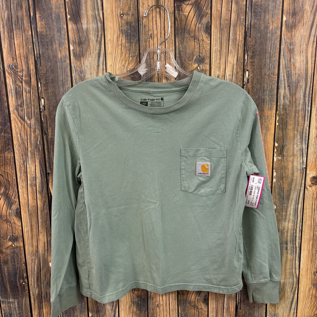 Carhartt Green Top, Girls 12