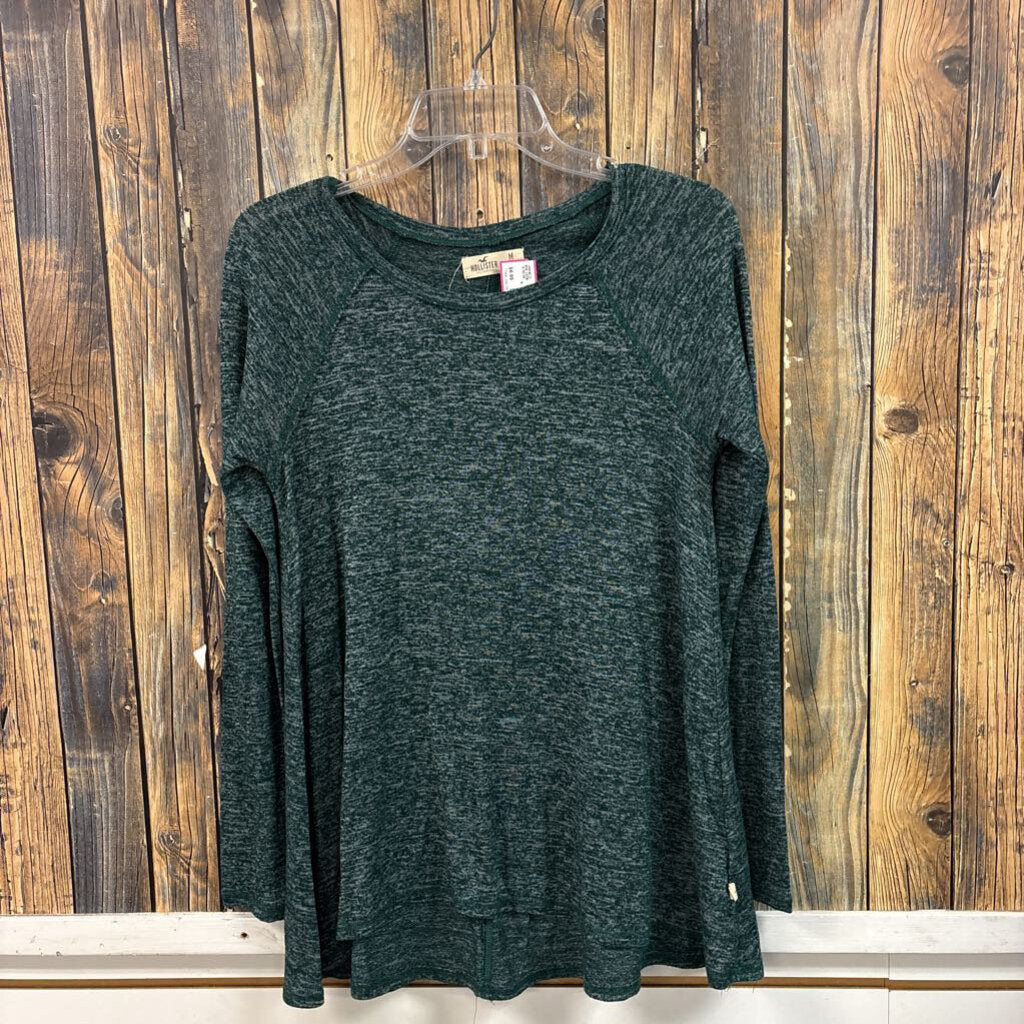 Hollister Green Marled Top, Womens M