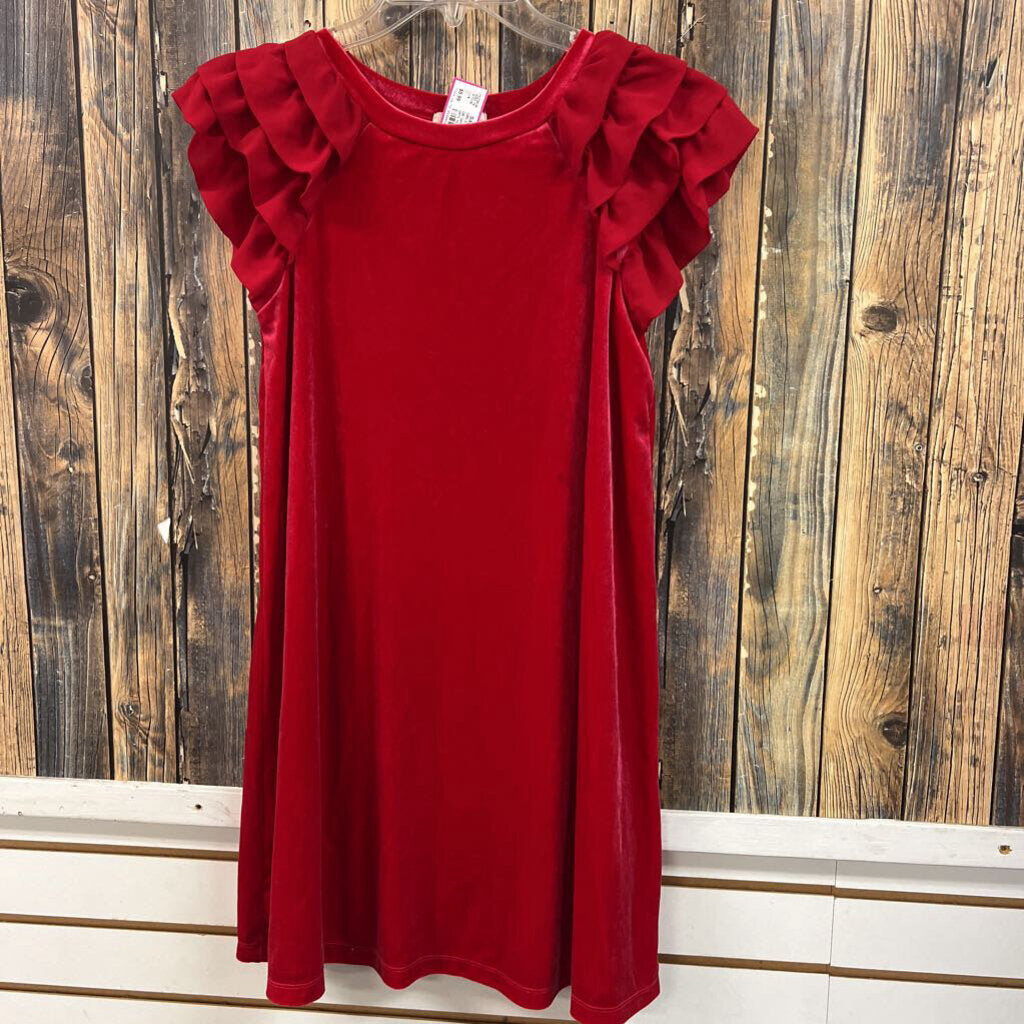 GB Girls Re Velour Dress, Girl's XL