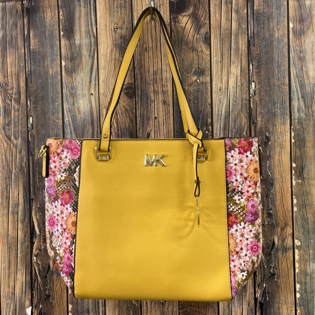 Michael Kors Yellow Purse - 15x11