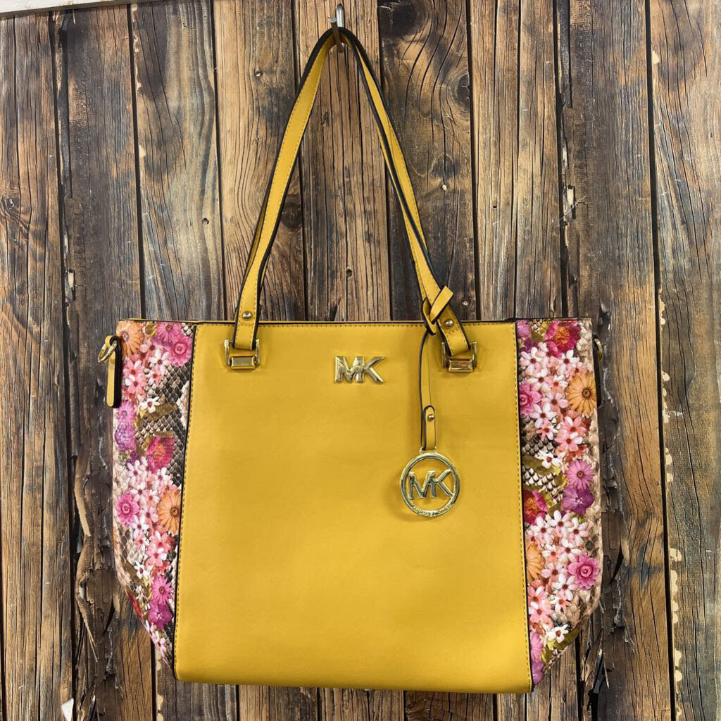 Michael Kors Yellow Purse - 15x11