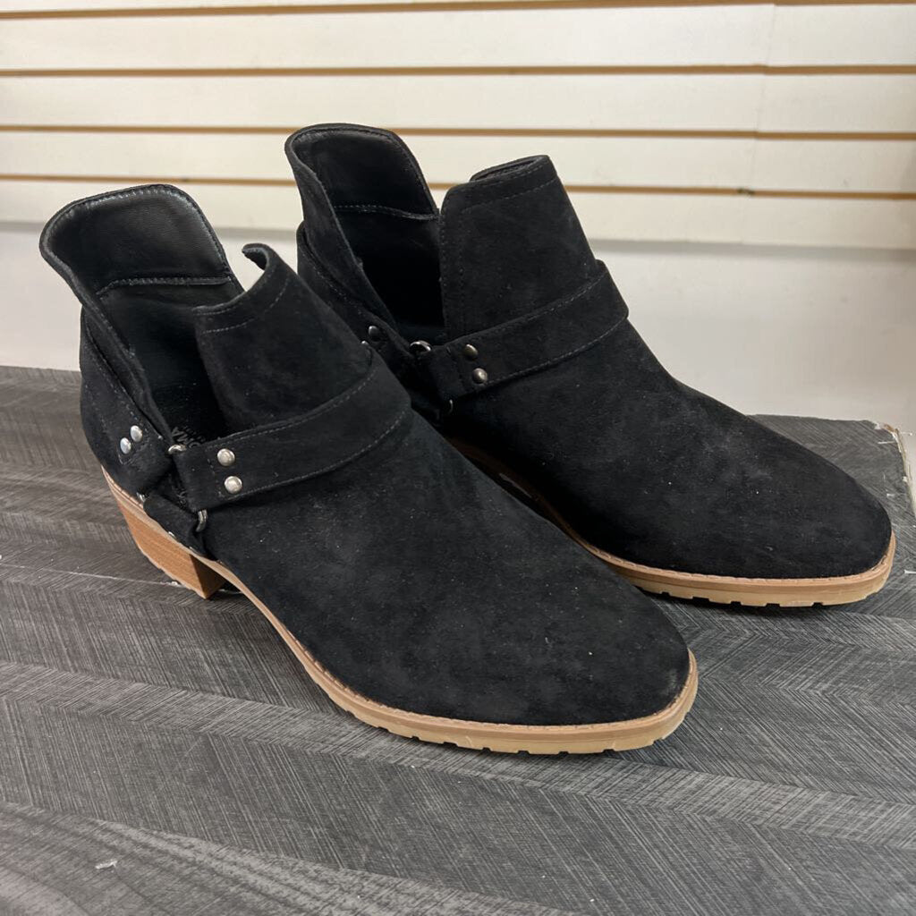 Sonoma Black Booties, Womens 8