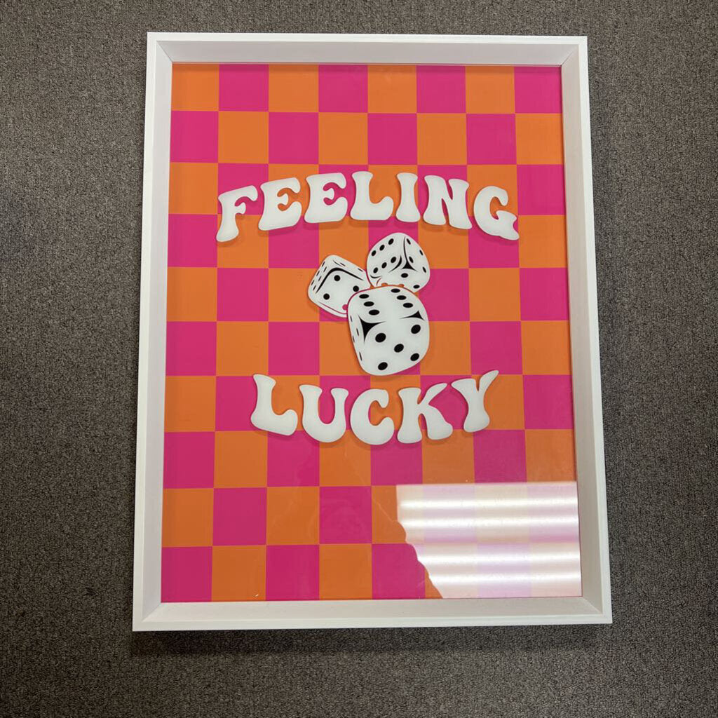 Feeling Lucky Decor - NO SHIP - 20x25