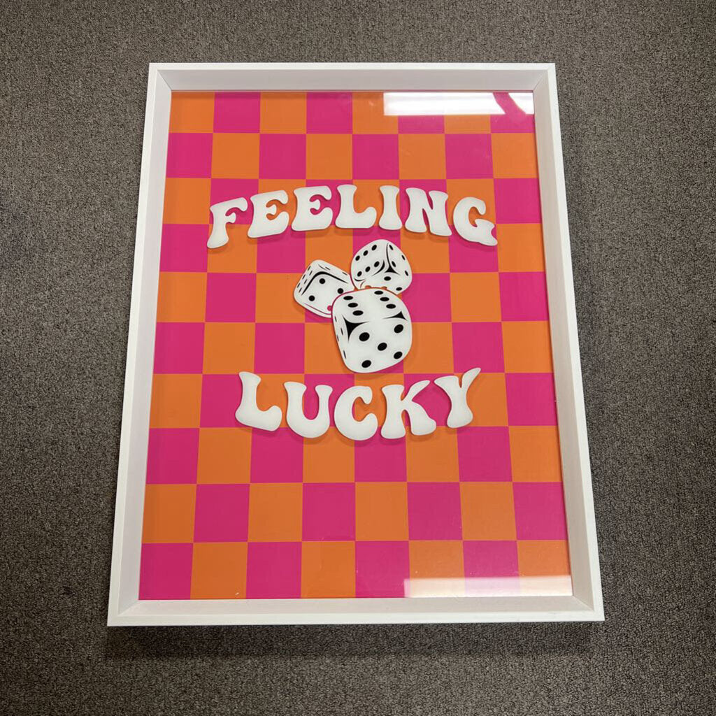 Feeling Lucky Decor - NO SHIP - 20x25