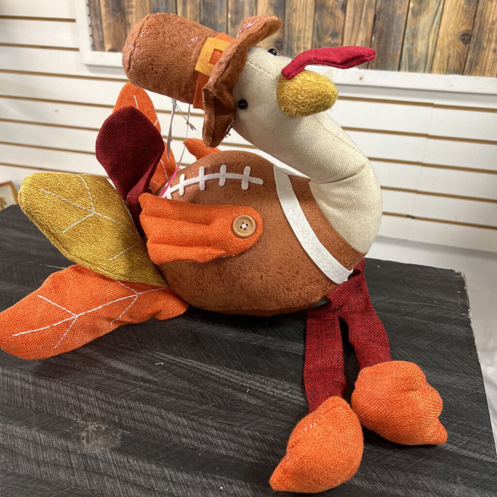 NWT Football Turkey Plush - NO SHIP - 21x11