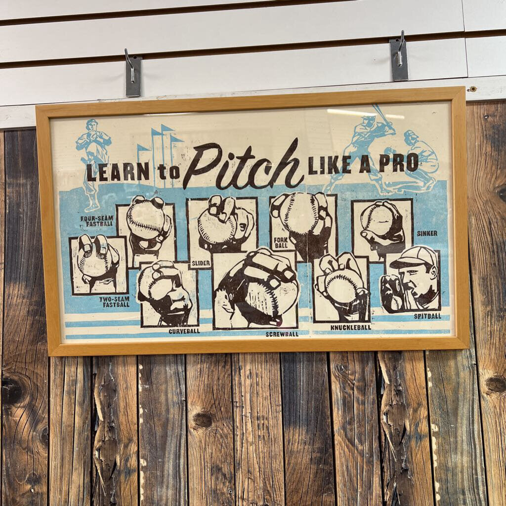 Pitch Like a Pro Decor - NO SHIP - 25x15