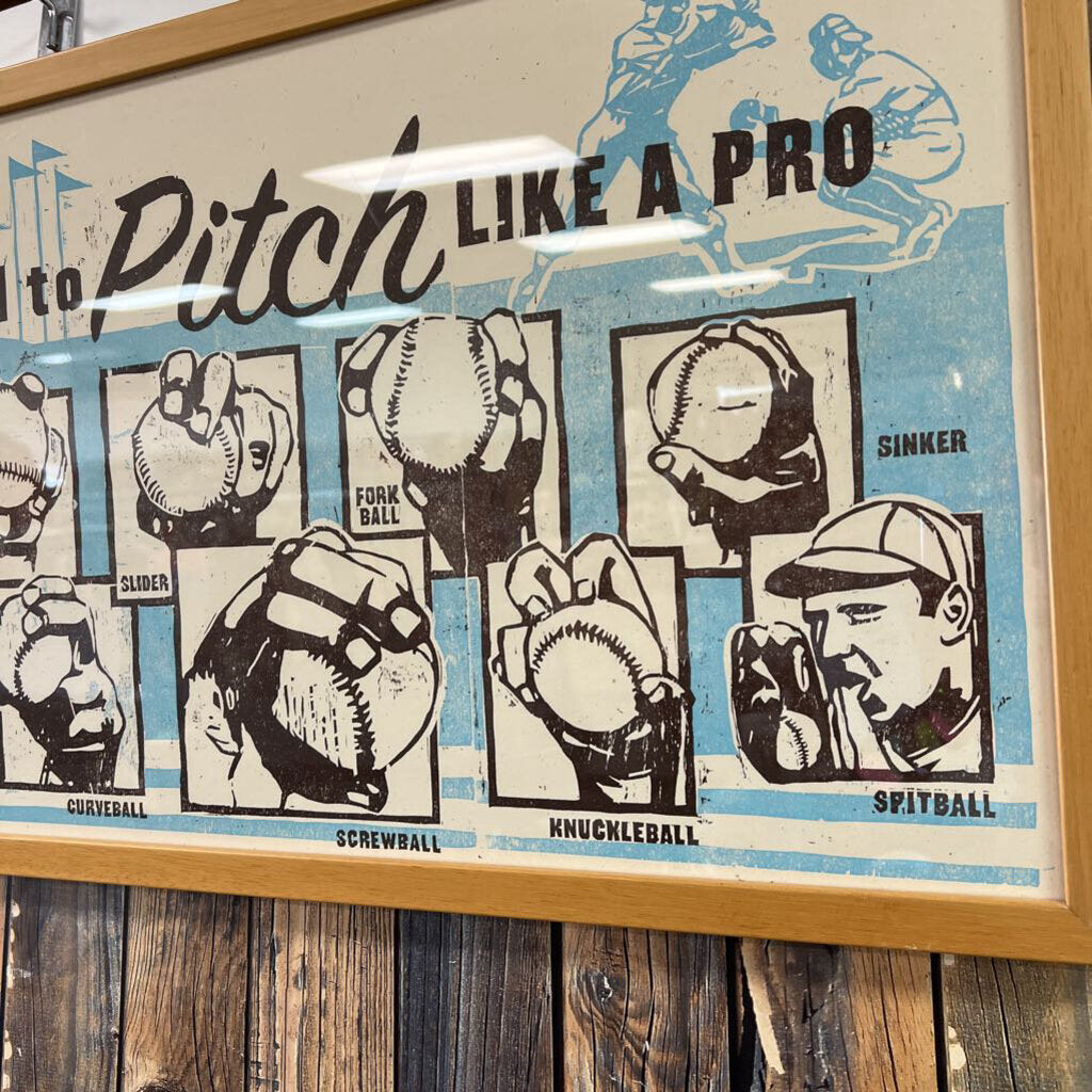 Pitch Like a Pro Decor - NO SHIP - 25x15