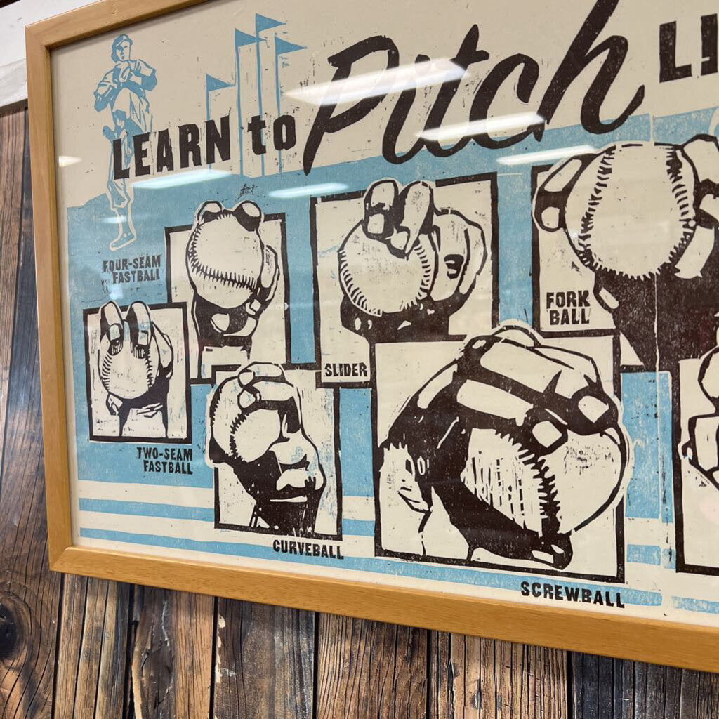 Pitch Like a Pro Decor - NO SHIP - 25x15