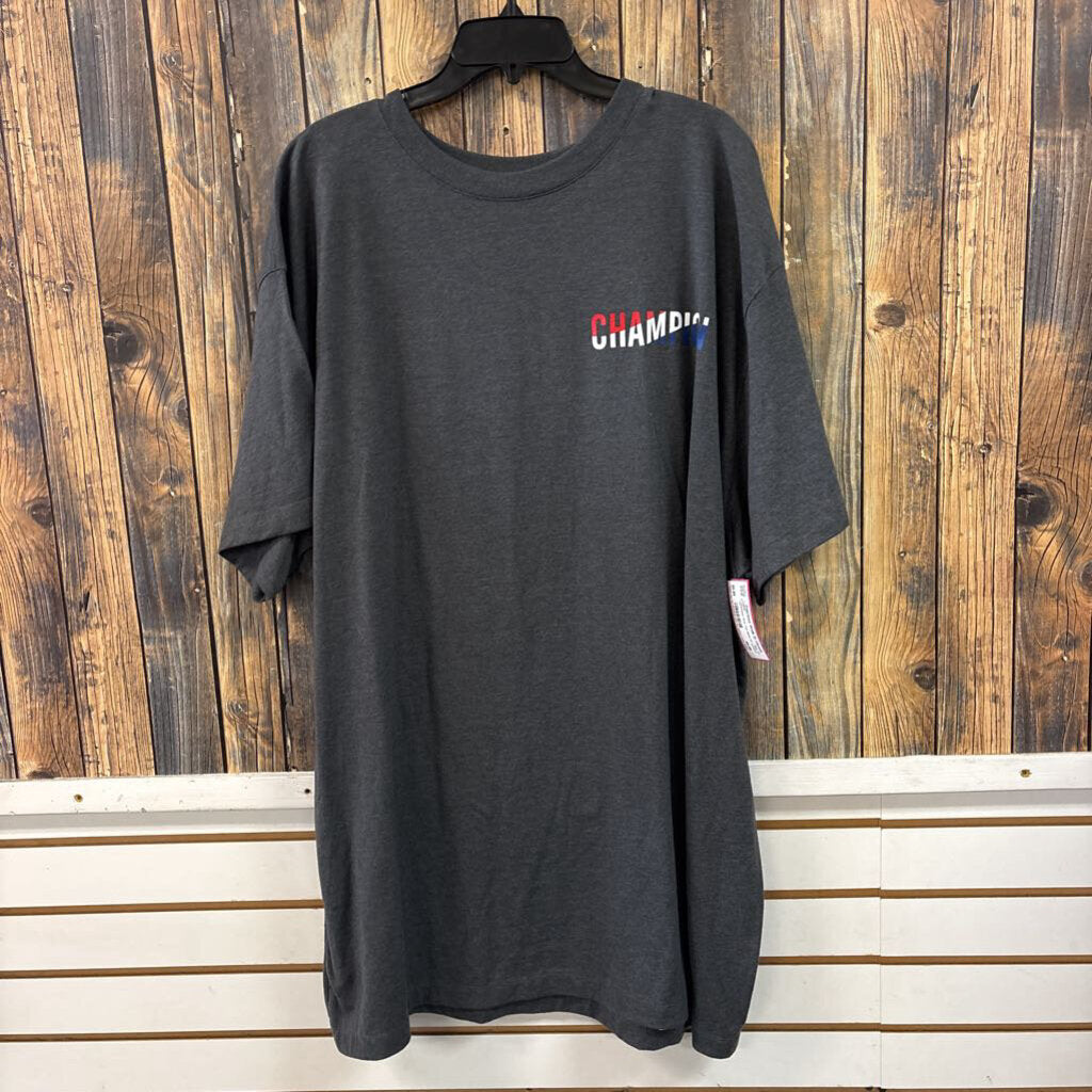 Champion Grey Tee, Mens 3X