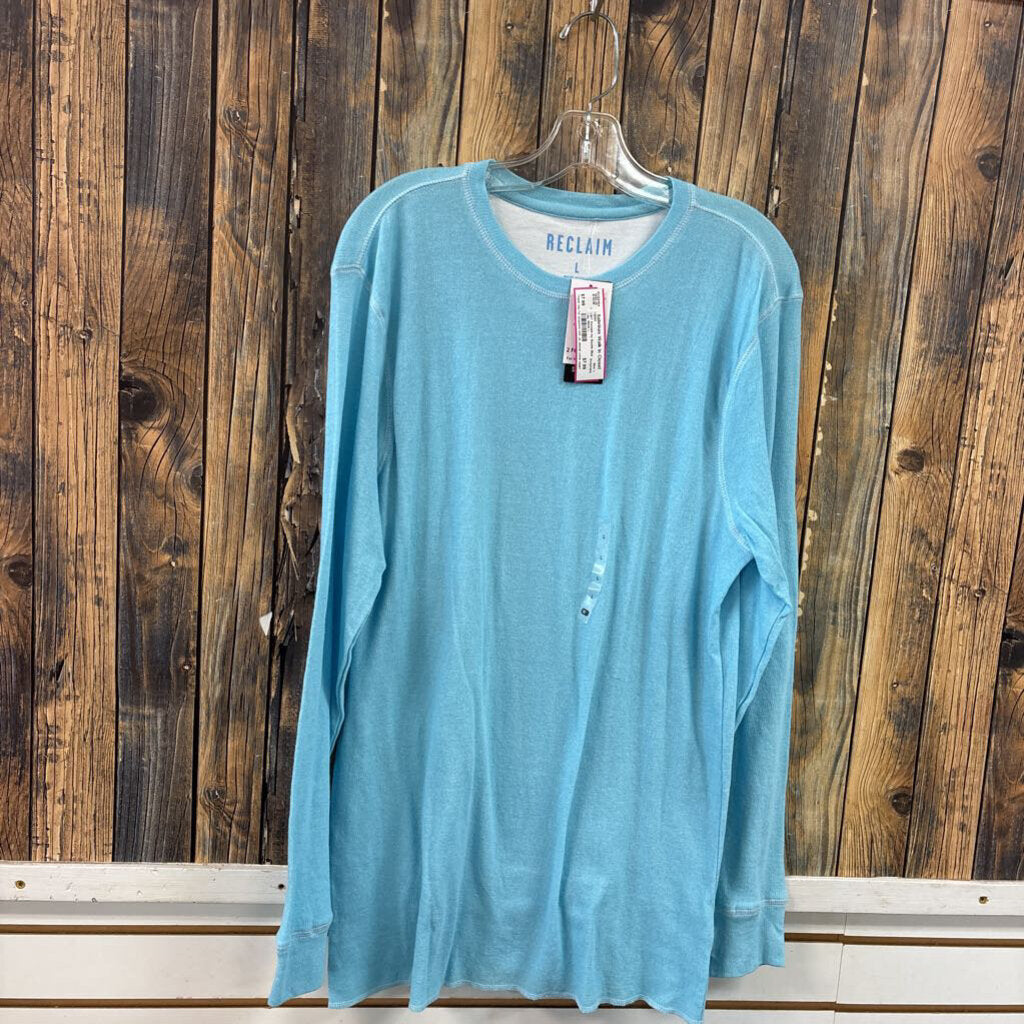 NWT Reclaim by Buckle Blue Top, Mens L