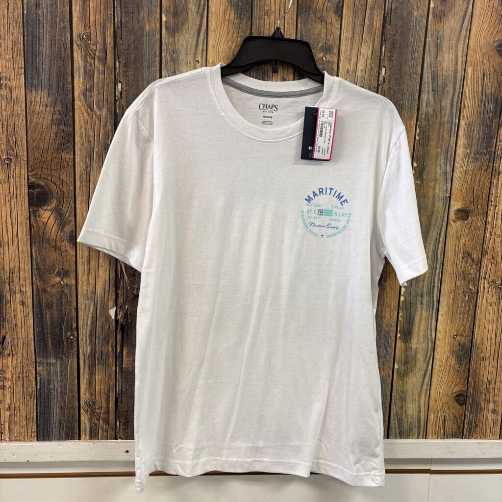 NWT Chaps Maritime Tee, Mens M