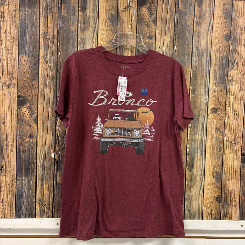 NWT Maurices Bronco Tee, Womens S (Oversized Fit)