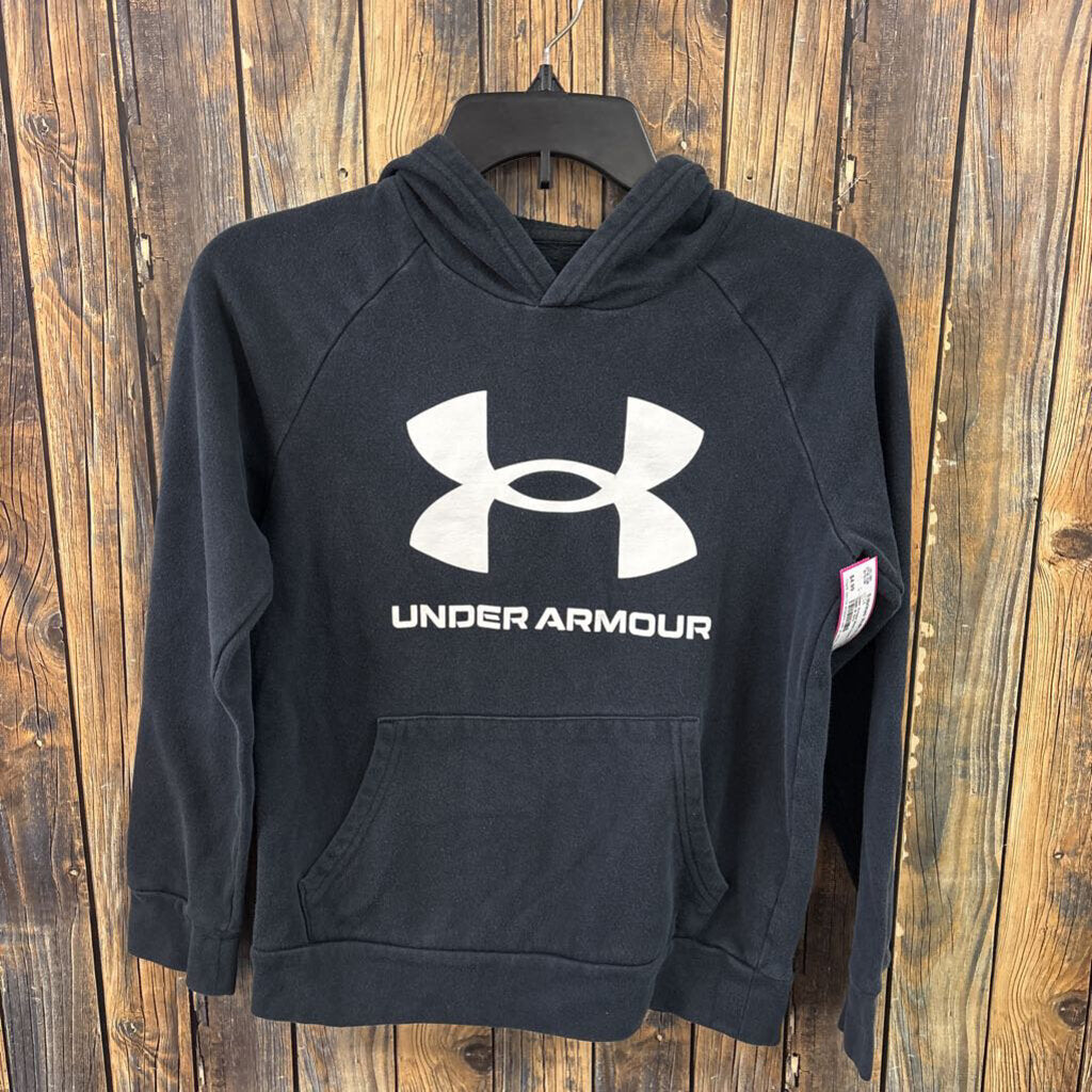 Under Armour Black Hoodie, Youth M 10/12