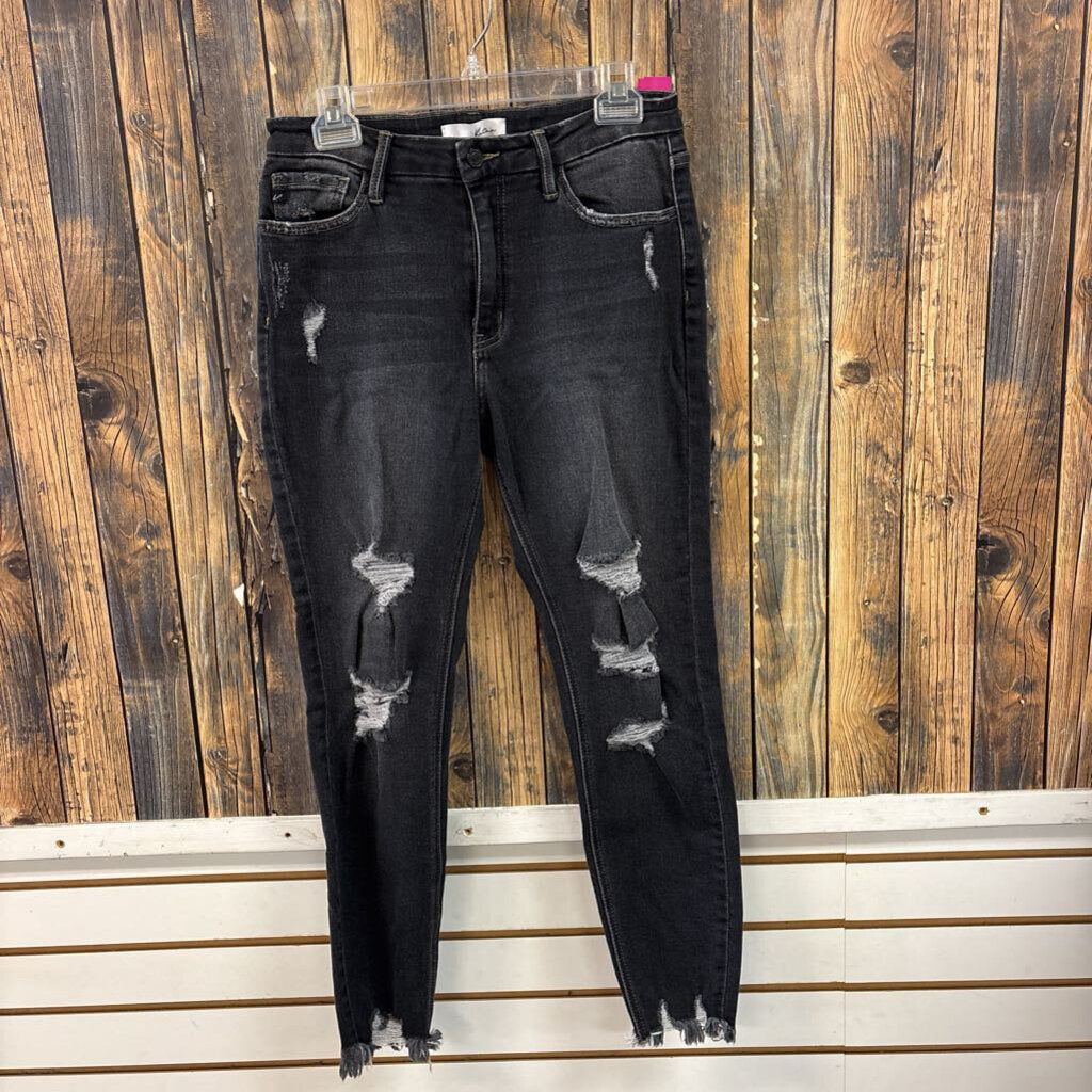 KanCan Black Distressed Jeans, Womens 11/29
