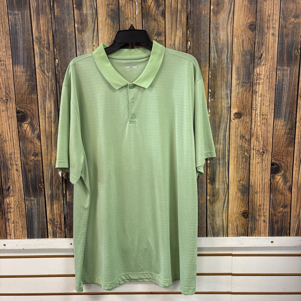 bcg Golf Green Golf Polo, Mens 3X