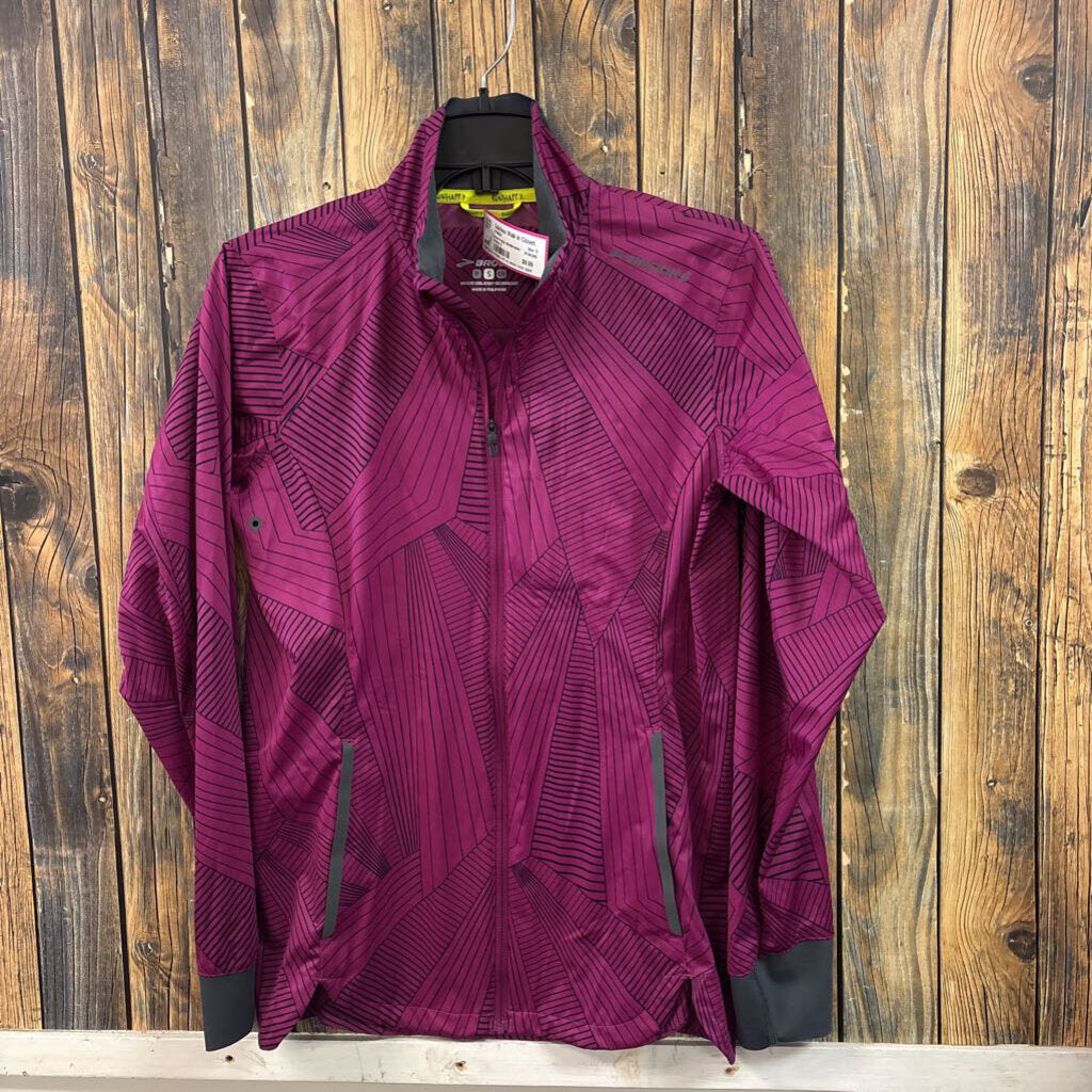 Brooks Purple Windbreaker, Womens S