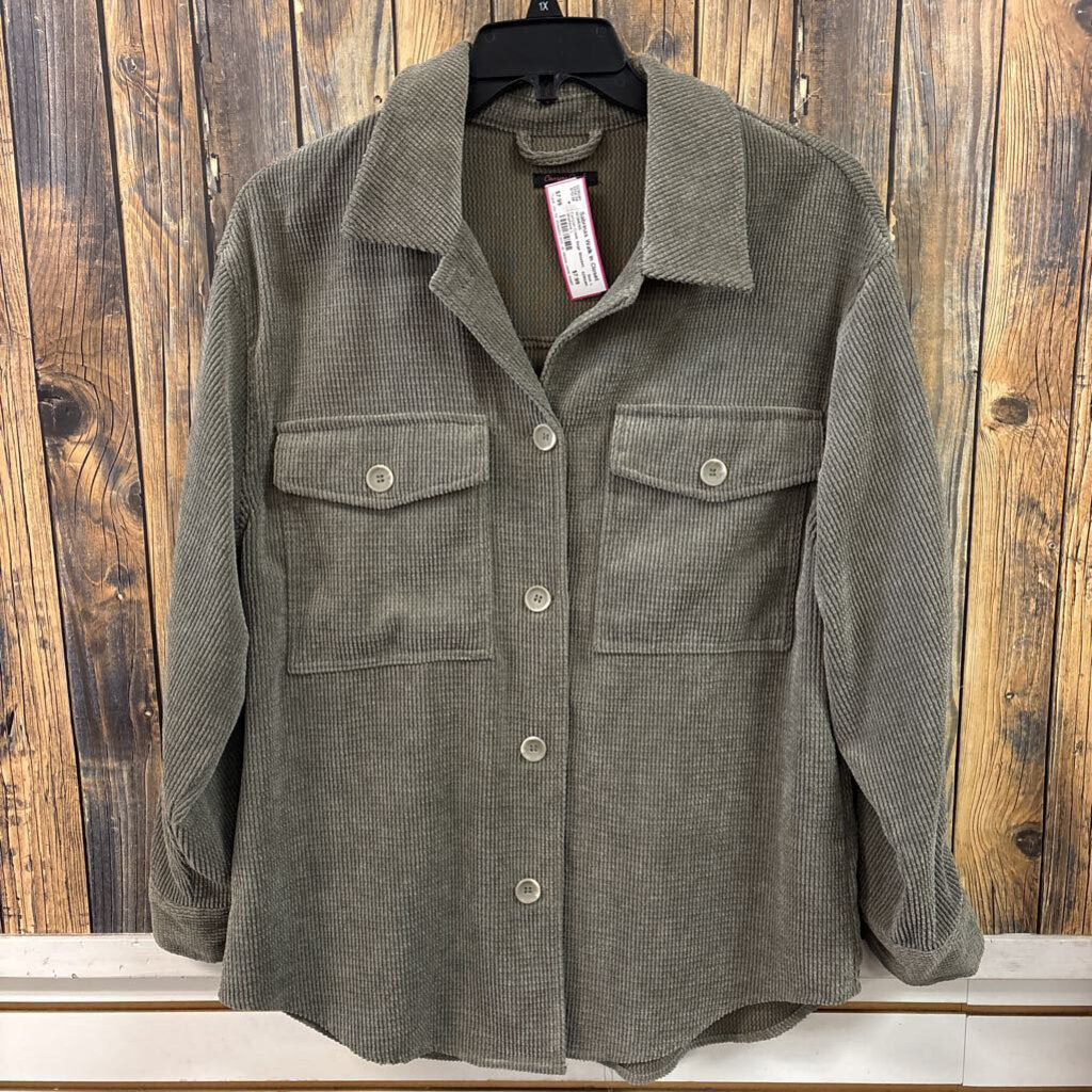 Canyon Creek Sage Shacket, Womens L