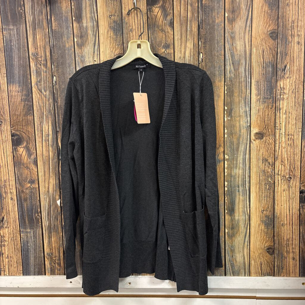 NWT Dark Grey Sweater Cardigan, Womens S