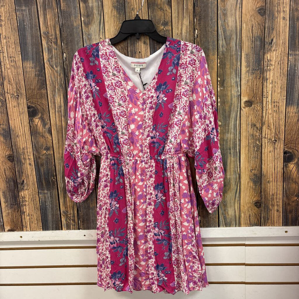 NWT Andree Pink Dress, Womens S