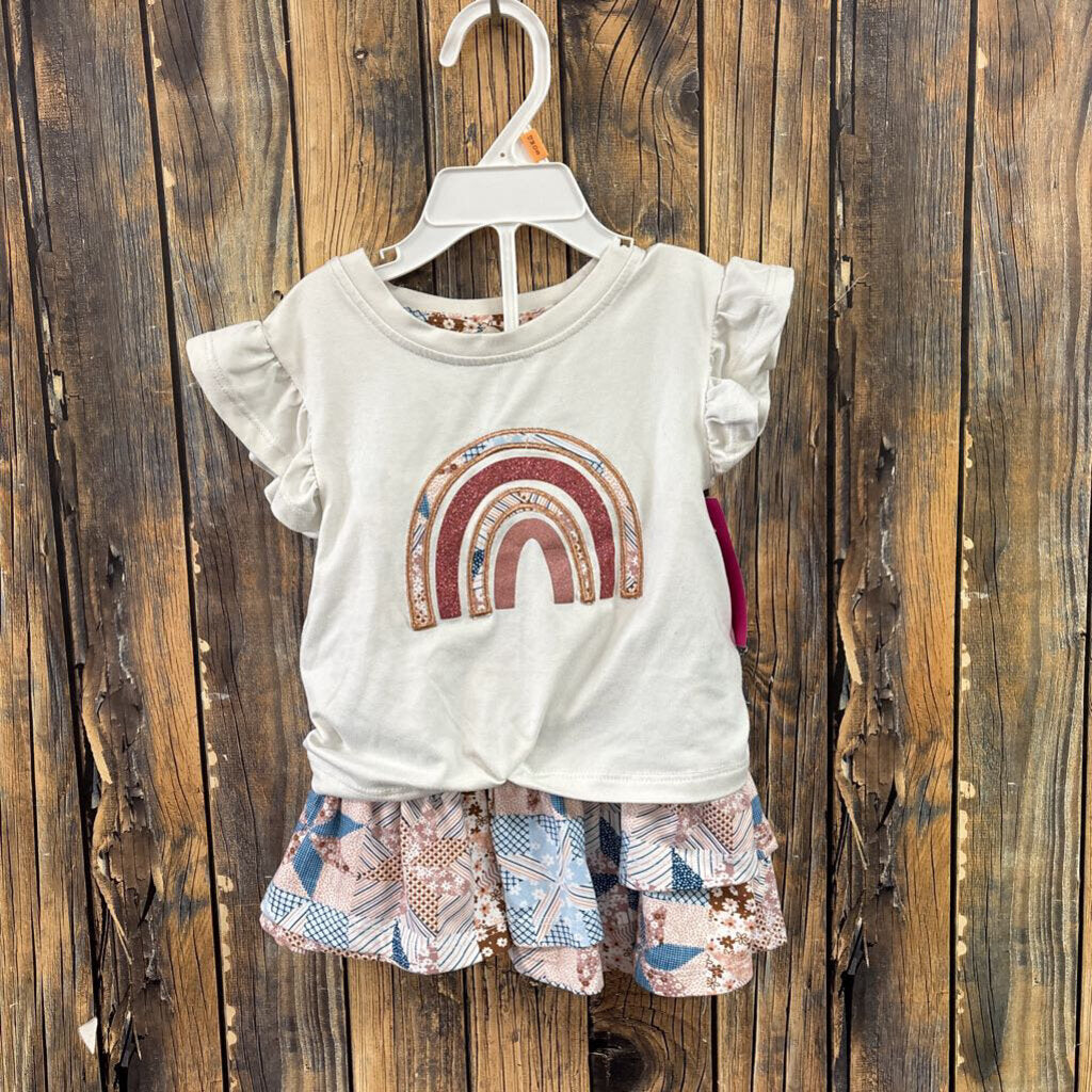 Rainbow Outfit, Girl's 4T