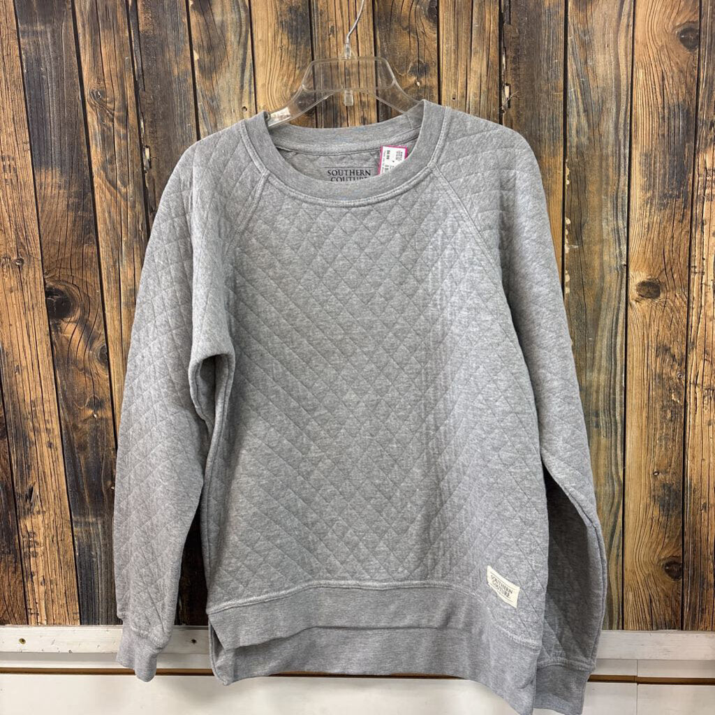 Southern Couture Quilted Sweatshirt, Women's S