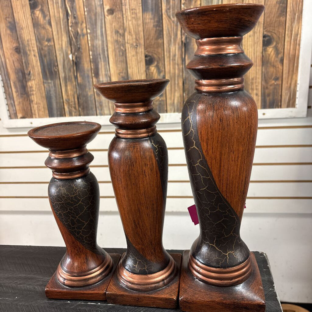 3pc Candle Holder Set, No Shipping
