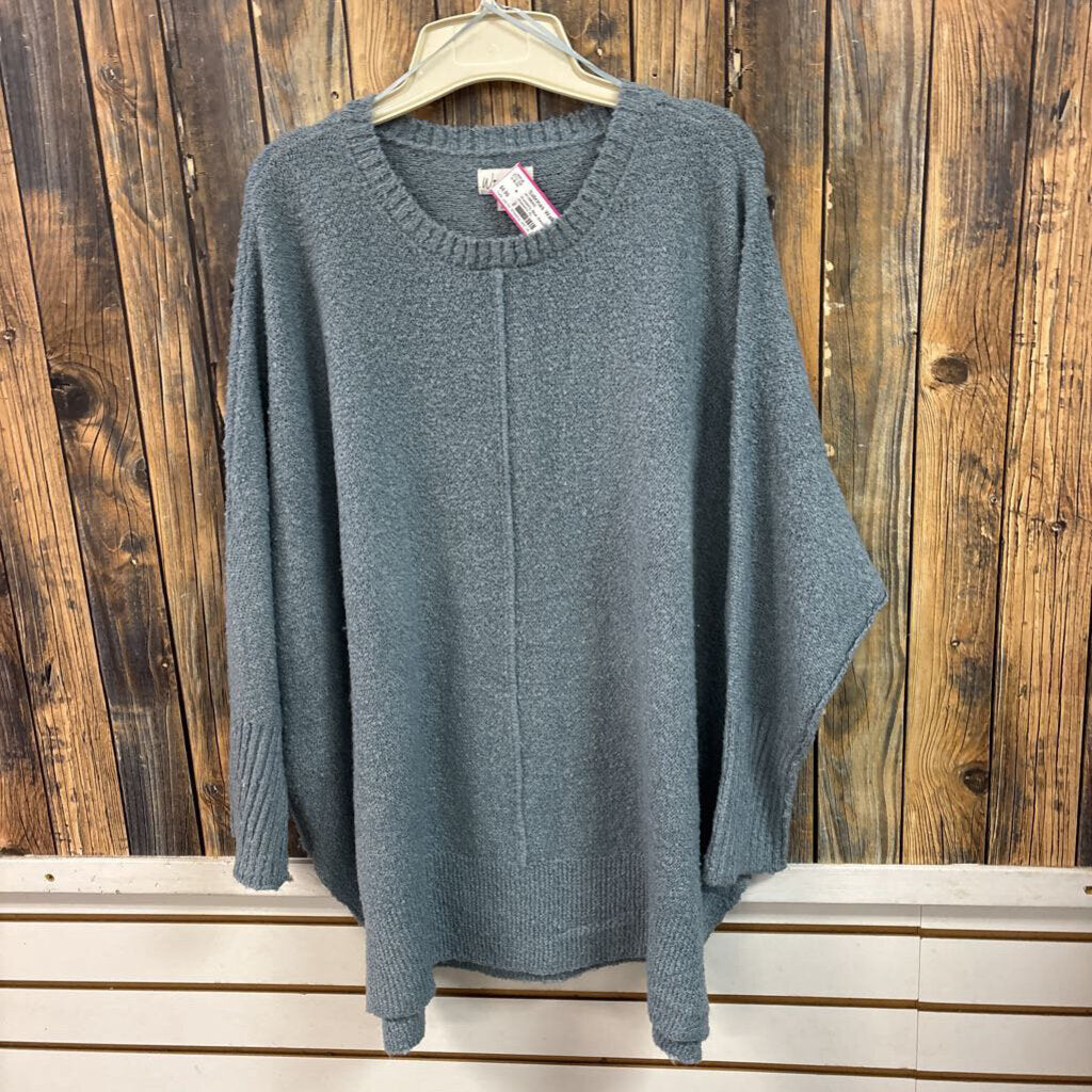Wonderly Blue Sweater, Women's XL