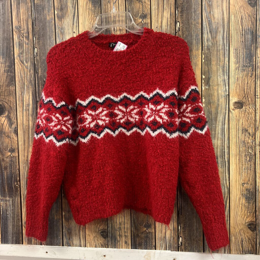 Art Class Red Sweater, Girls 7/8