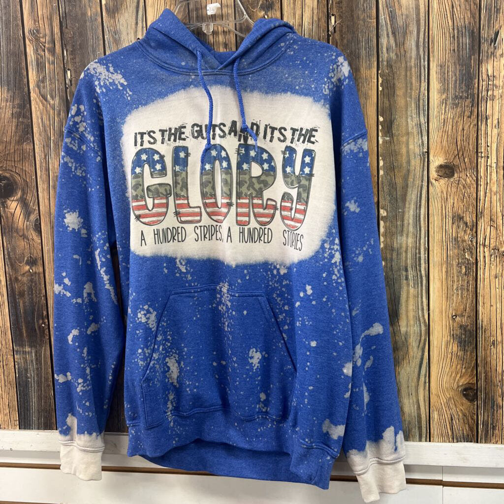 Guts & Glory Hoodie, Womens M