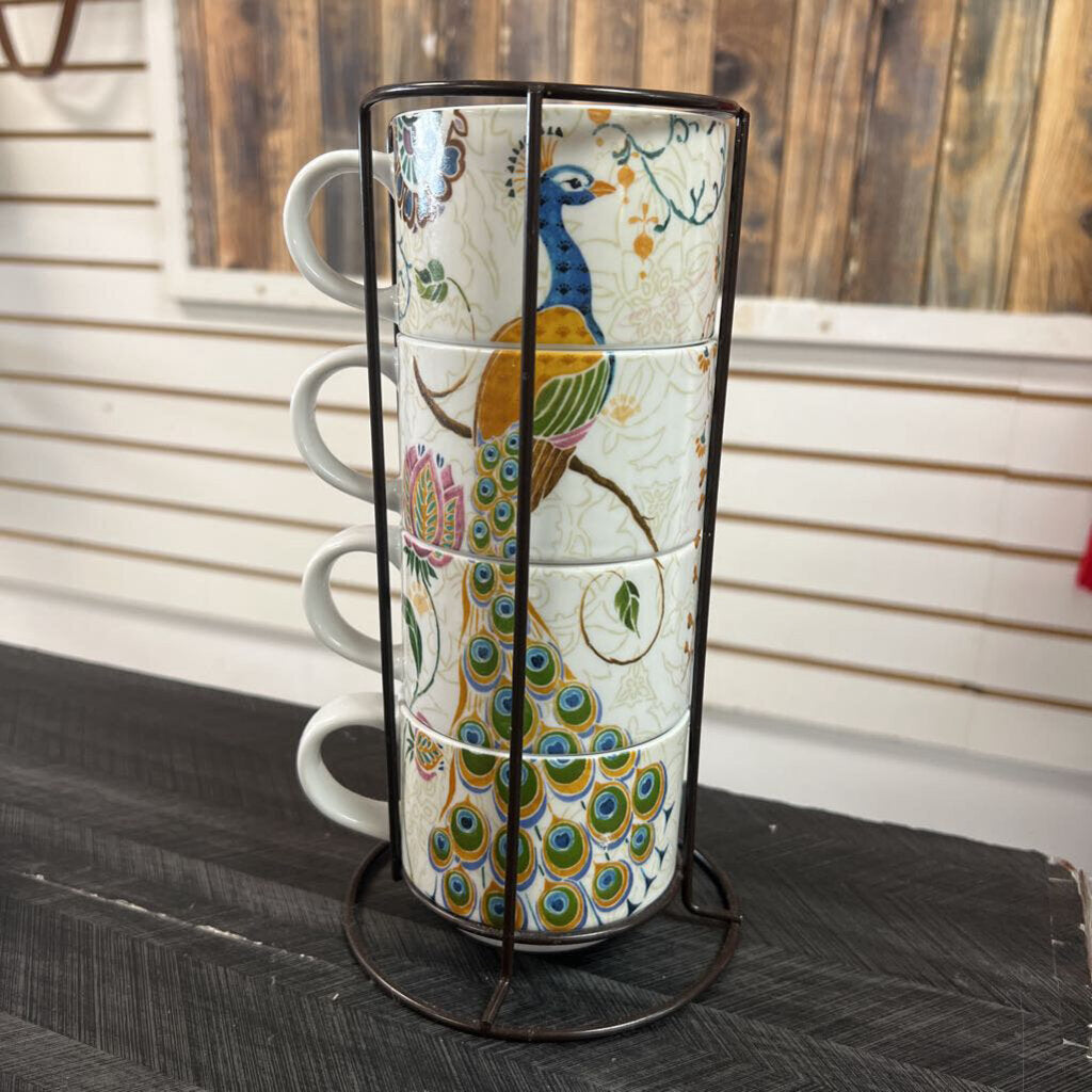 Peacock Mug Set - NO SHIP