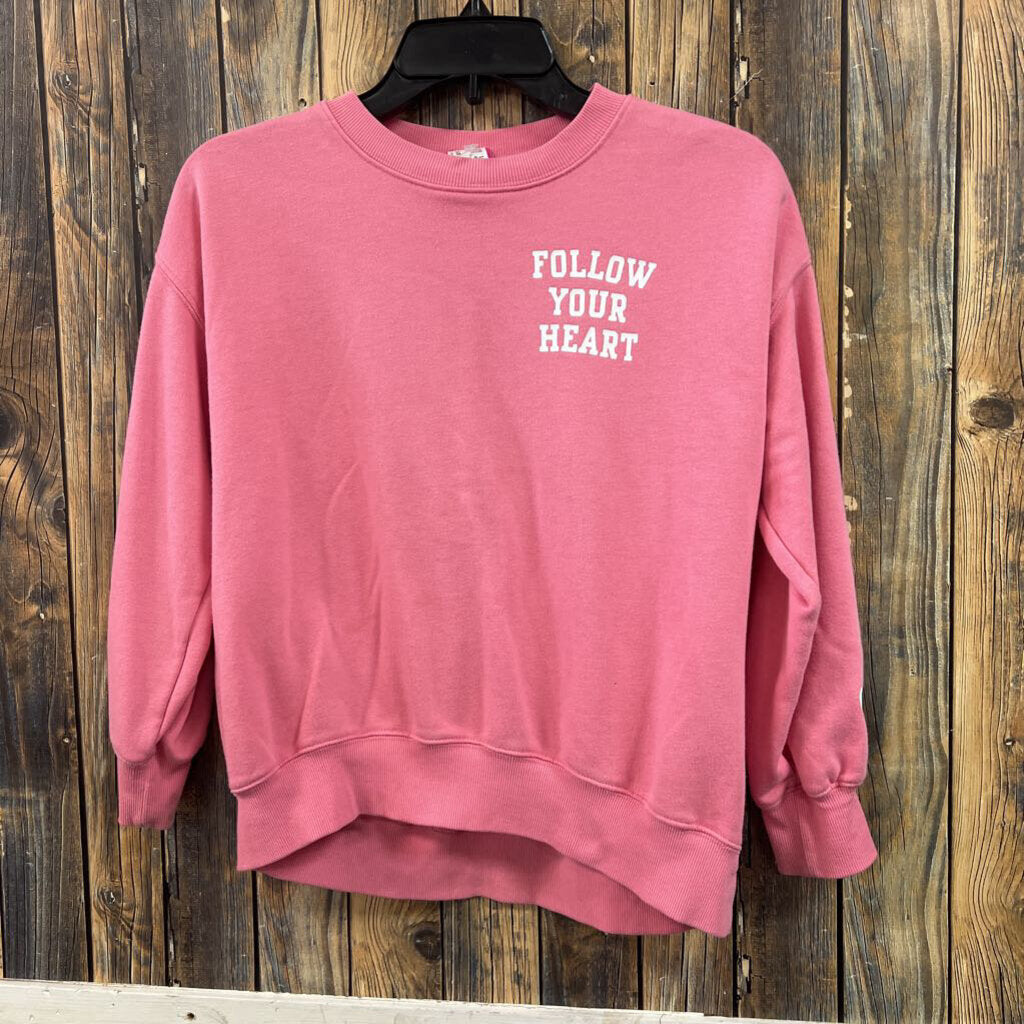 Follow Your Heart Sweatshirt, Girl's 10-12