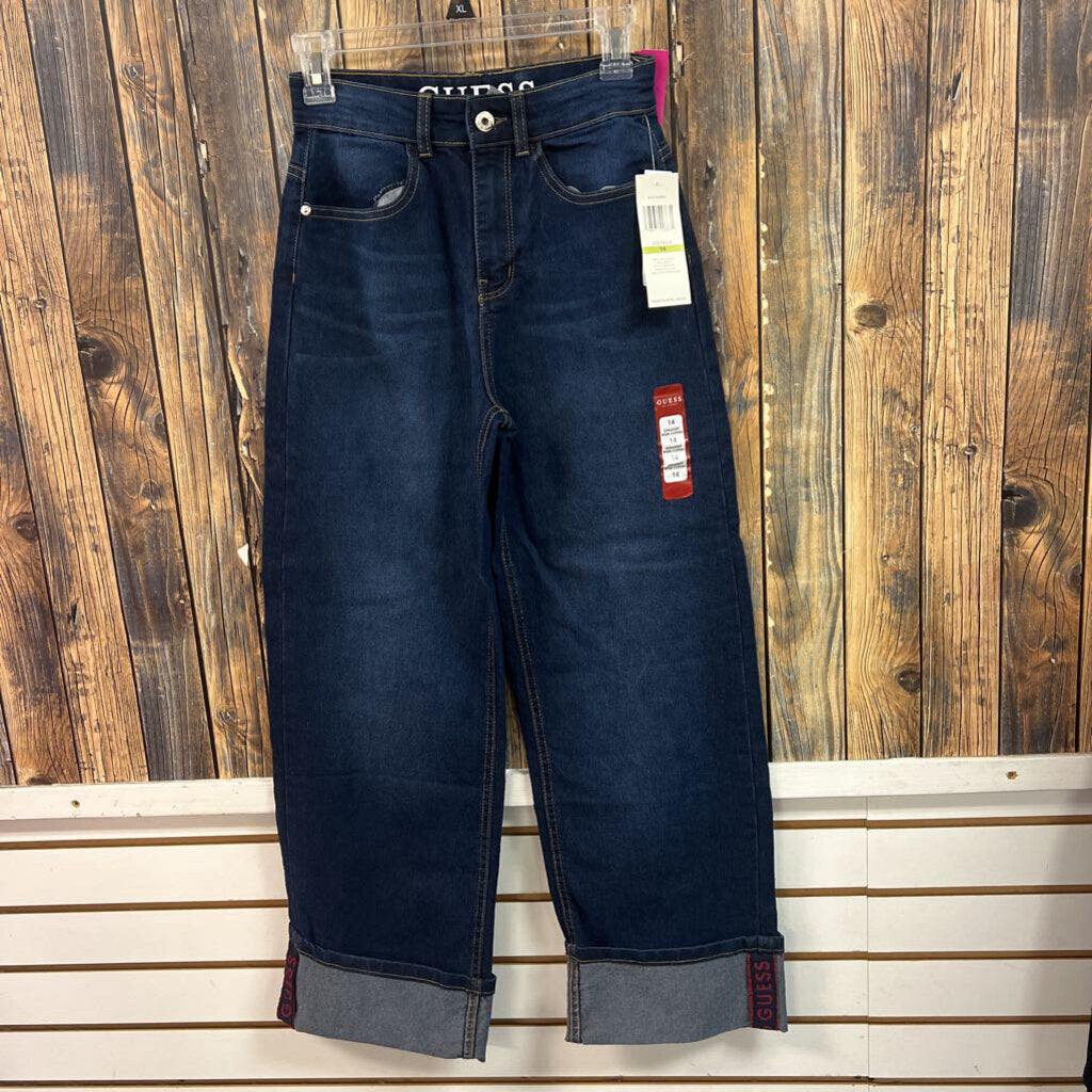 NWT Guess Cuffed Jeans, Girl's 14