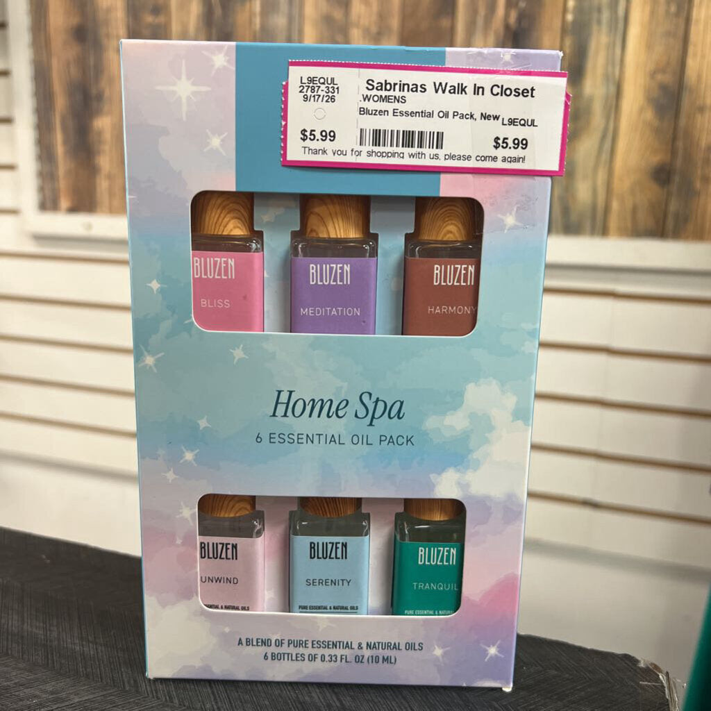 Bluzen Essential Oil Pack, New