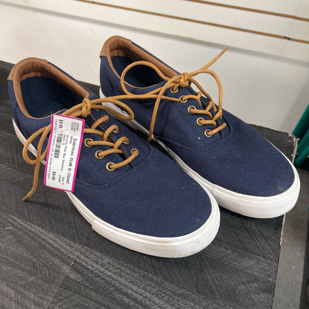 Beverly Polo Blue Sneakers, Mens 12