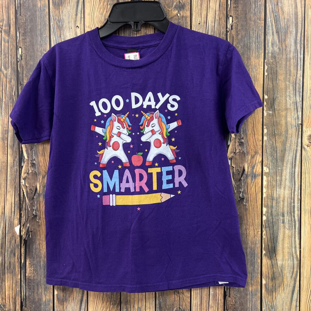 100 Days Smarter Tee, Girls M