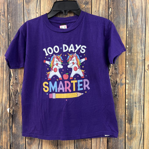 100 Days Smarter Tee, Girls M