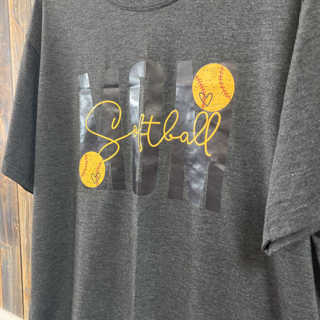 Softball Mom Tee, Womens 2X